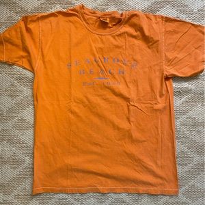 Orange Comfort Colors Beach Tshirt